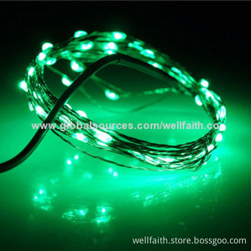 12V waterproof 5mm LED fairy string lights, RGB, with free samples